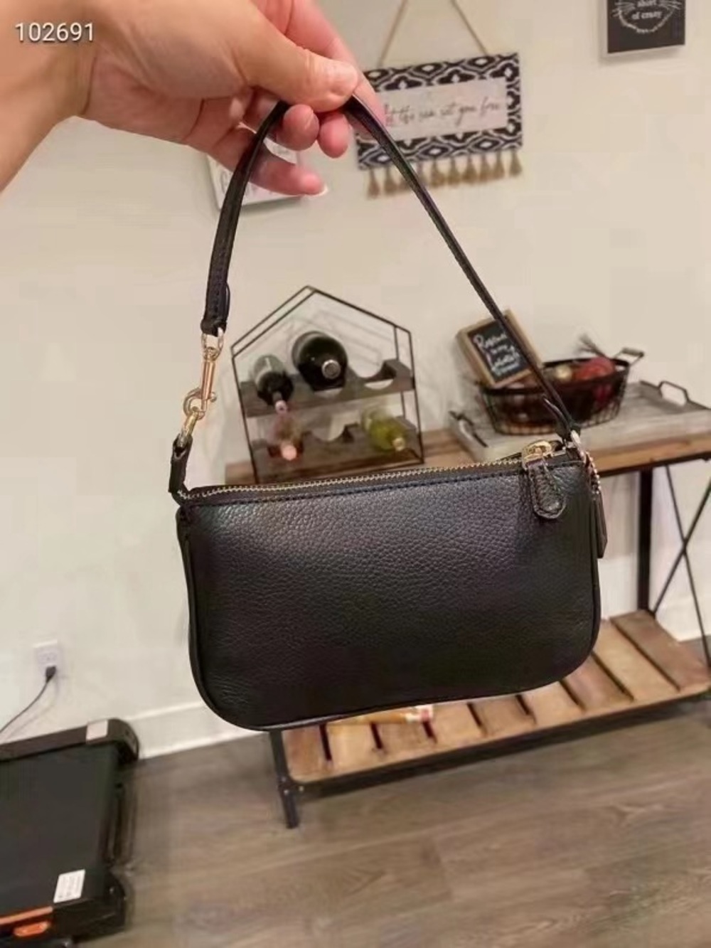 New! Coach nolita19 Classic Black Leather - Picture 2 of 5